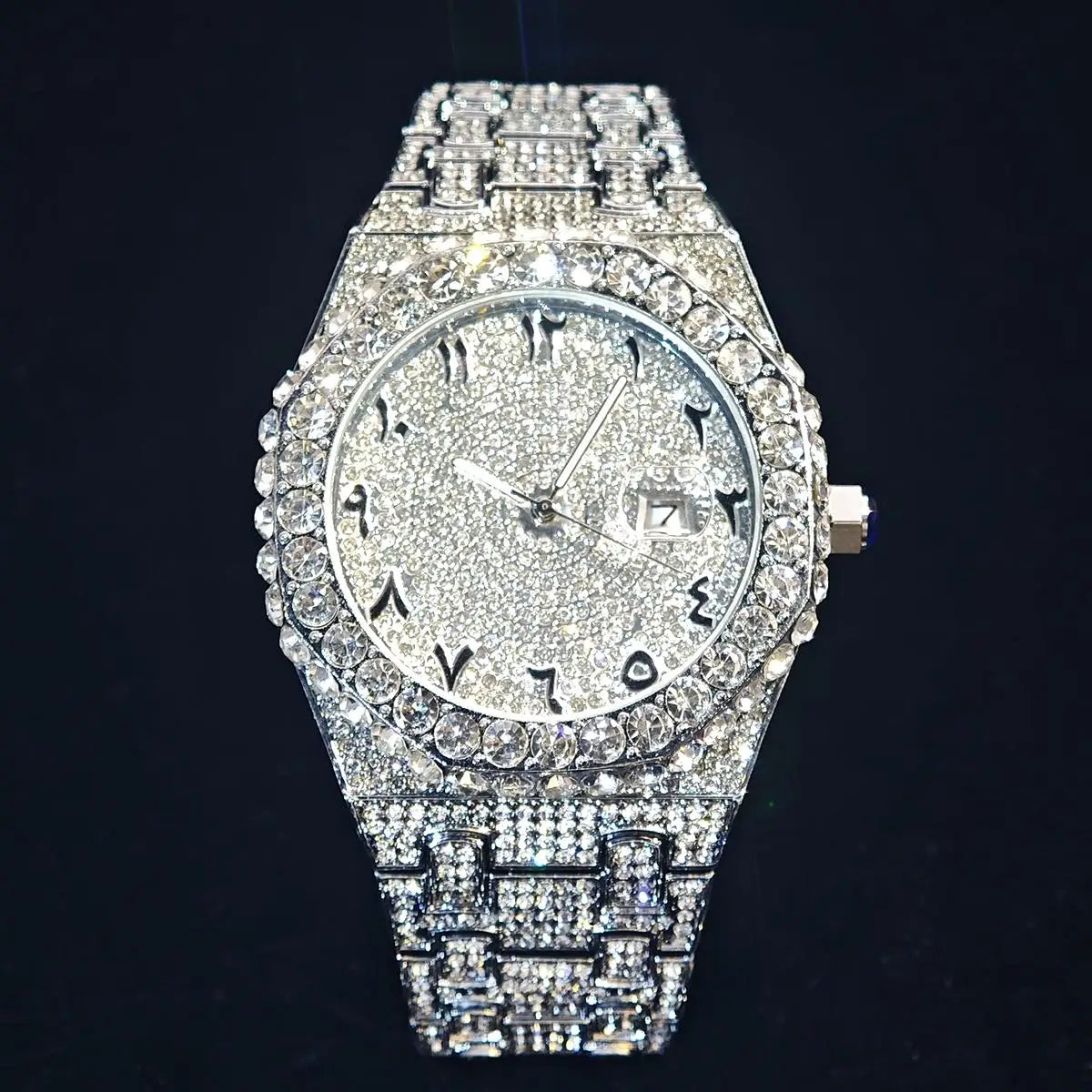 UNIGUET Herren-Hip-Hop-Uhr