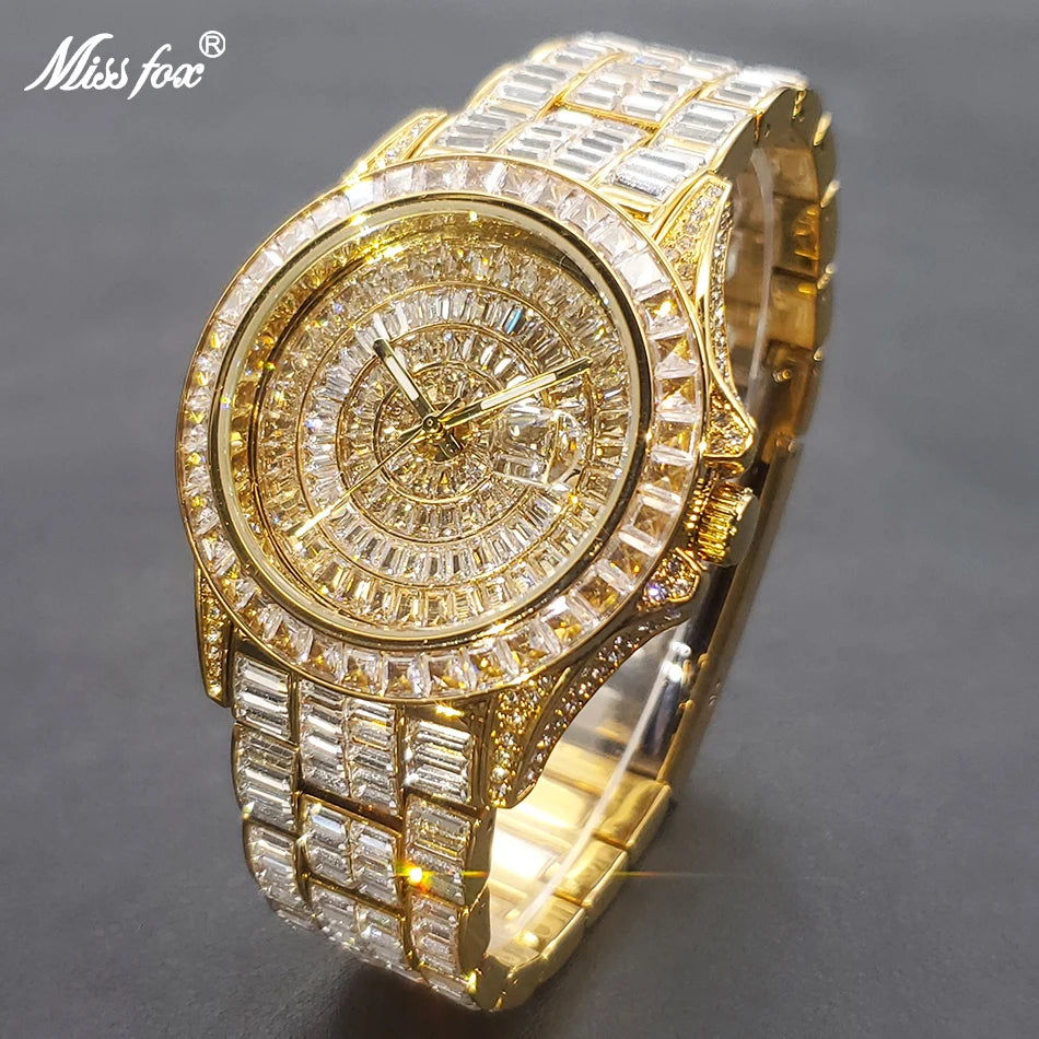 Reloj Iced Out para hombre MISSFOX