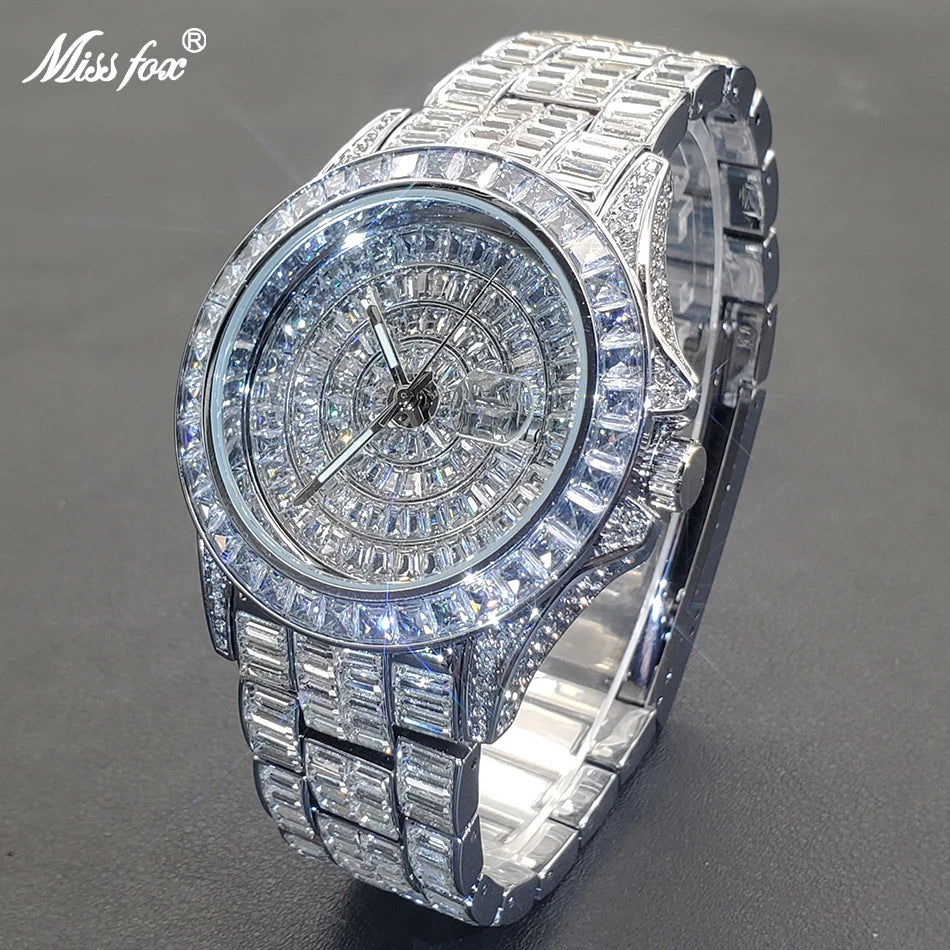 Reloj Iced Out para hombre MISSFOX