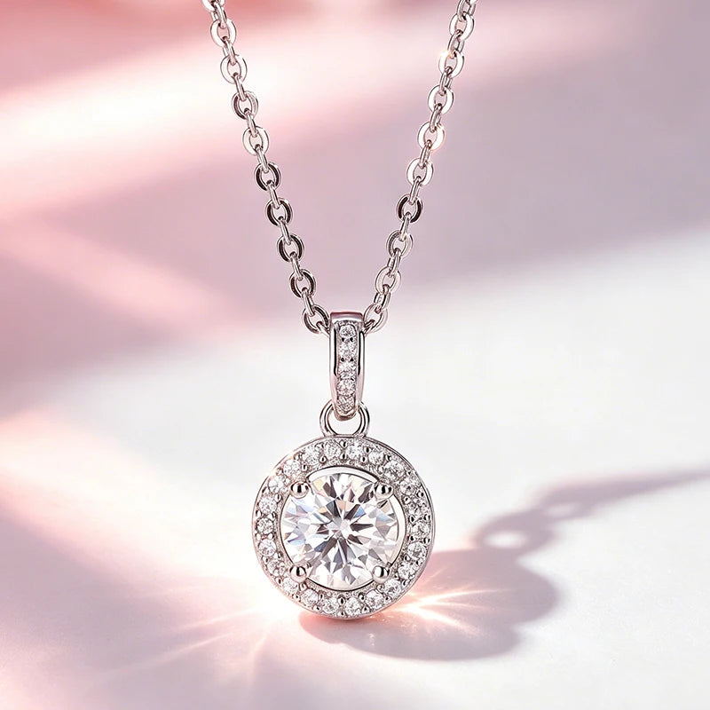 AITERNITY Moissanite Pendant Necklace
