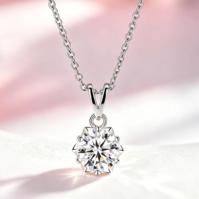 AITERNITY Moissanite Pendant Necklace
