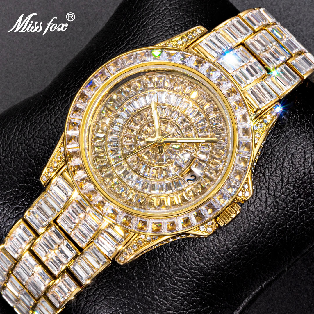 Reloj Iced Out para hombre MISSFOX