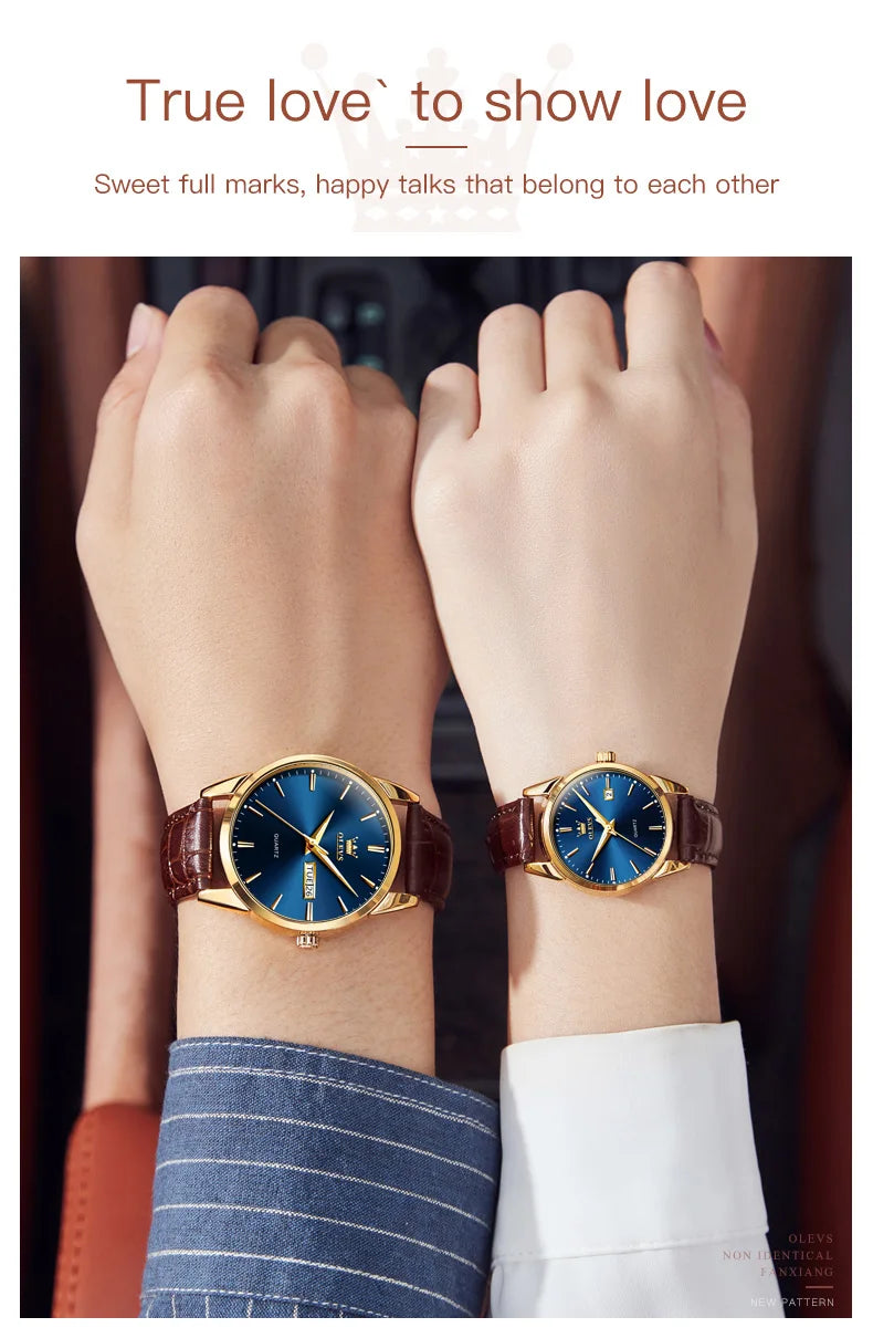 OLEVS Couples Watch