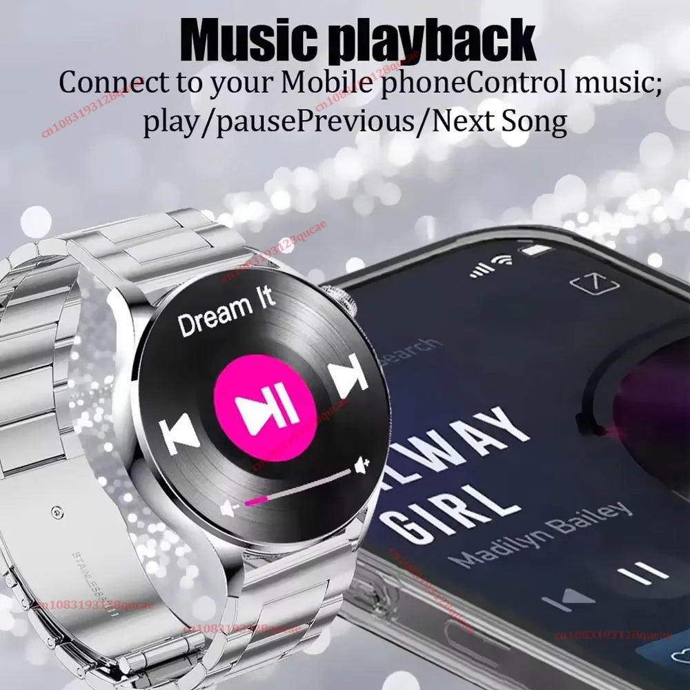 OLA ESPORTE Round Unisex Smart Watch for Android or iOS