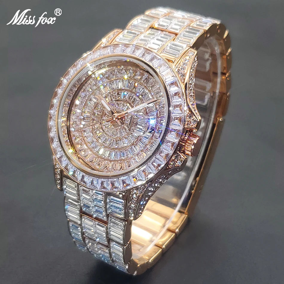Reloj Iced Out para hombre MISSFOX