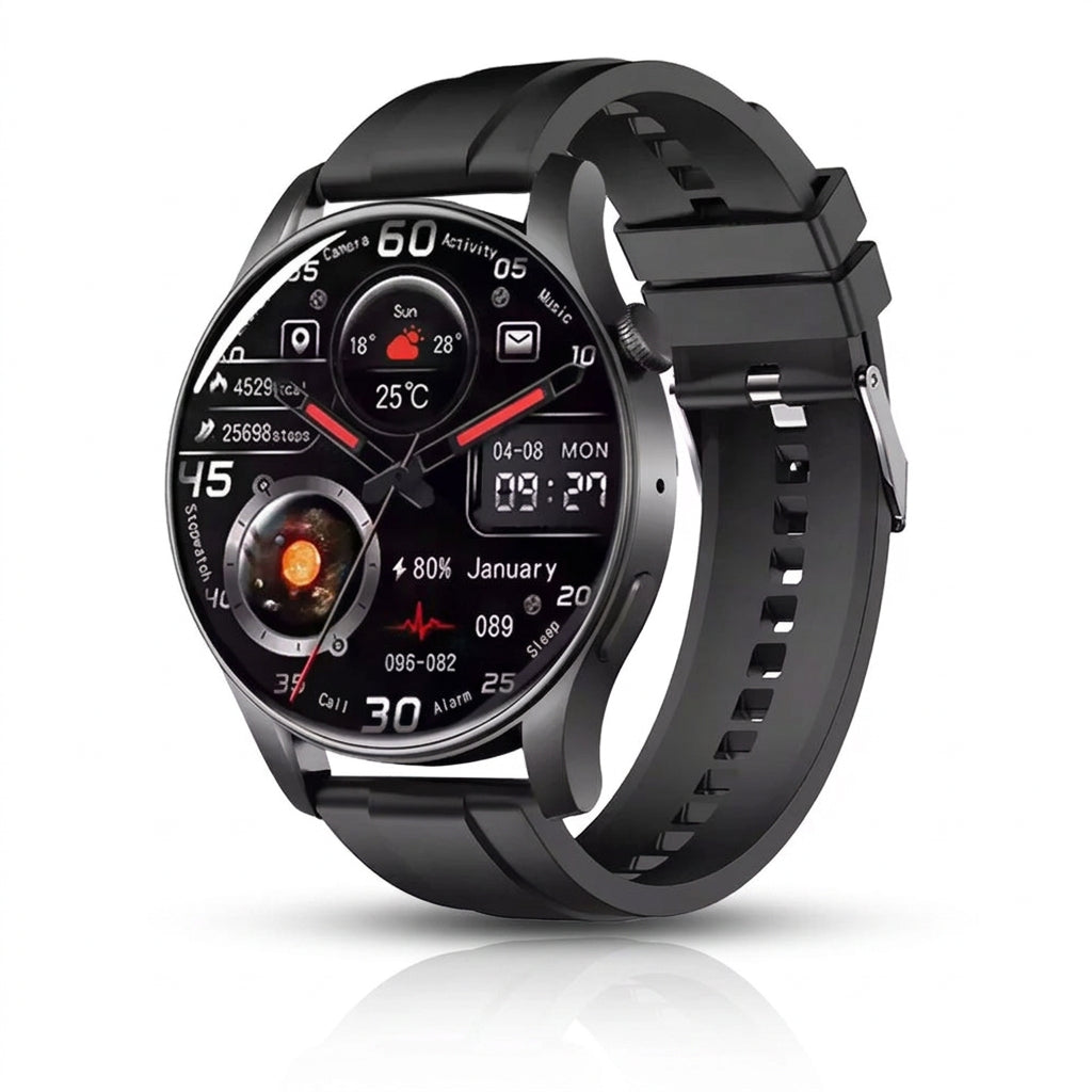 OLA ESPORTE Round Unisex Smart Watch for Android or iOS