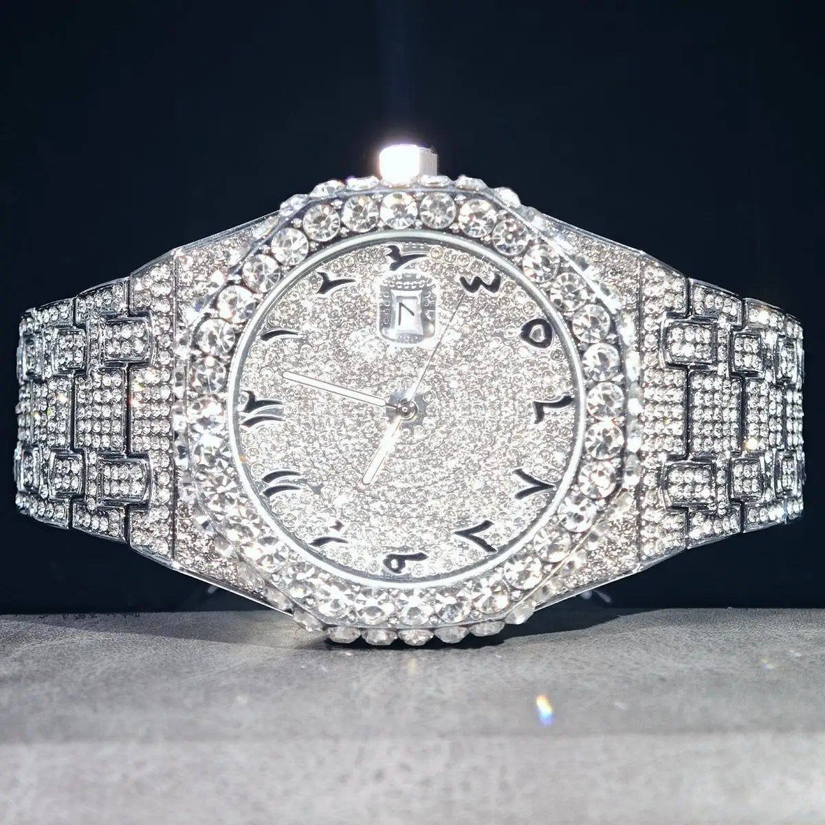 UNIGUET Herren-Hip-Hop-Uhr