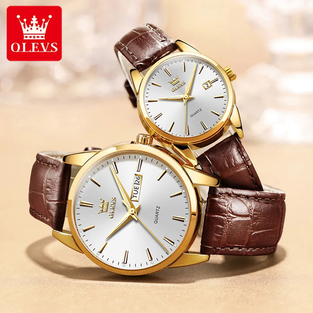 OLEVS Couples Watch