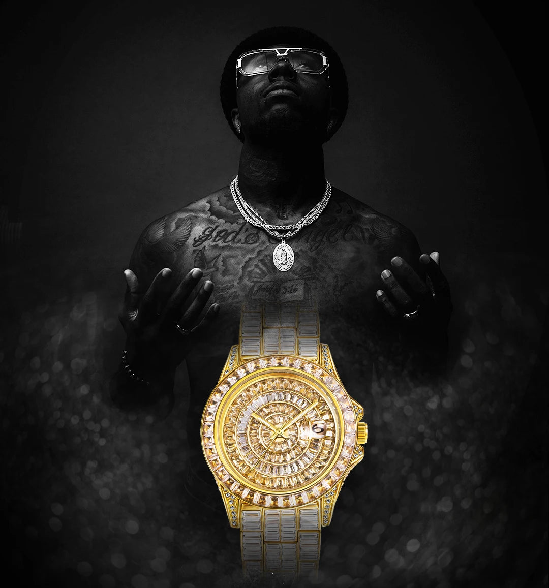 Reloj Iced Out para hombre MISSFOX