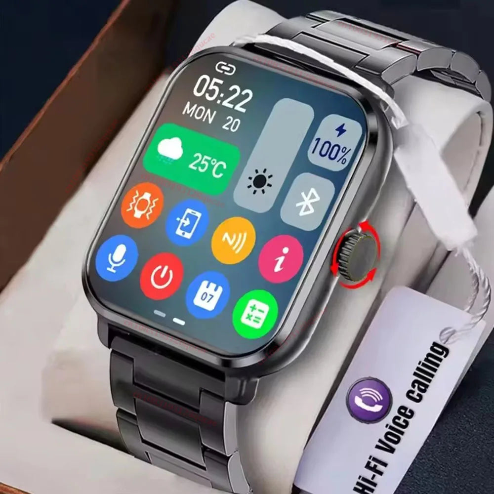 OLA ESPORTE Rectangle Unisex Smart Watch for Android or iOS