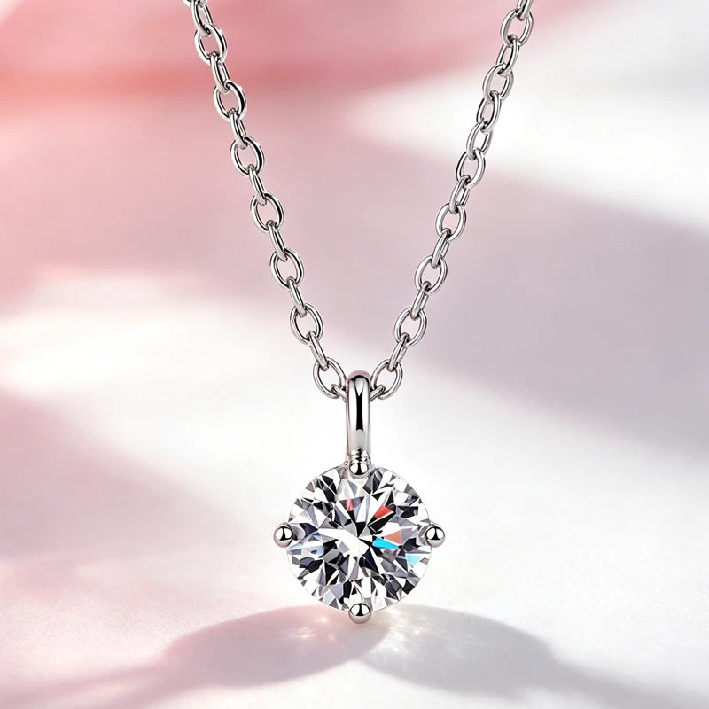 AITERNITY Moissanite Pendant Necklace