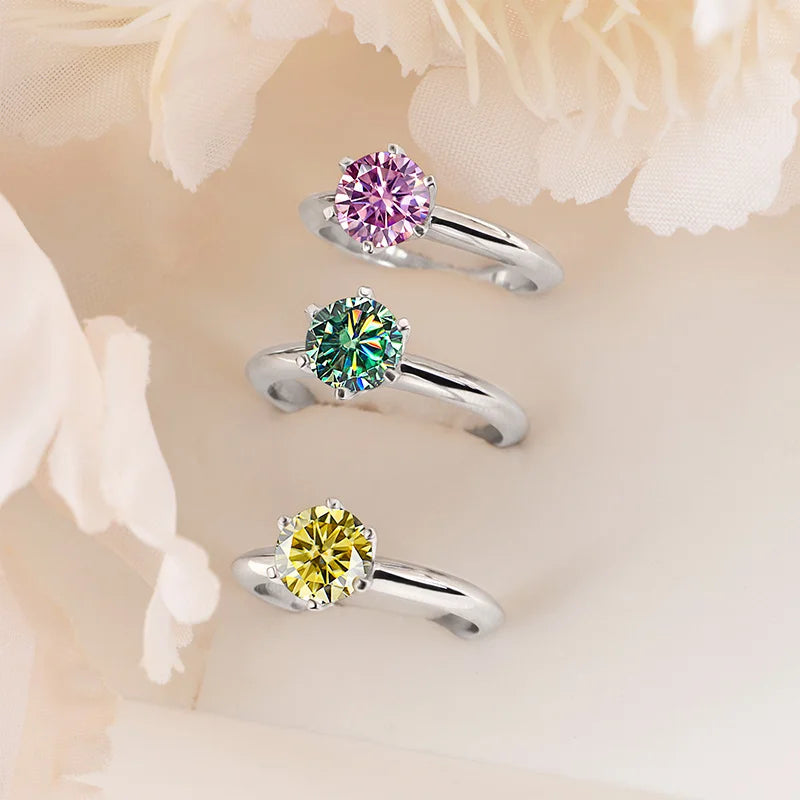 GRA Certified Moissanite Ring