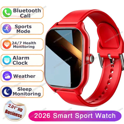 OLA ESPORTE Rectangle Unisex Smart Watch for Android or iOS