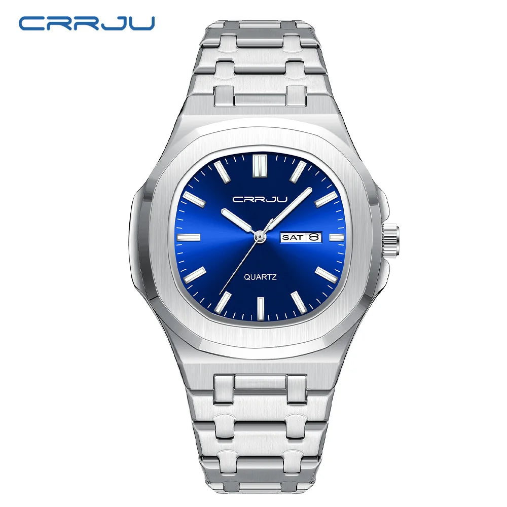 Orologio da uomo in acciaio inossidabile CRRJU