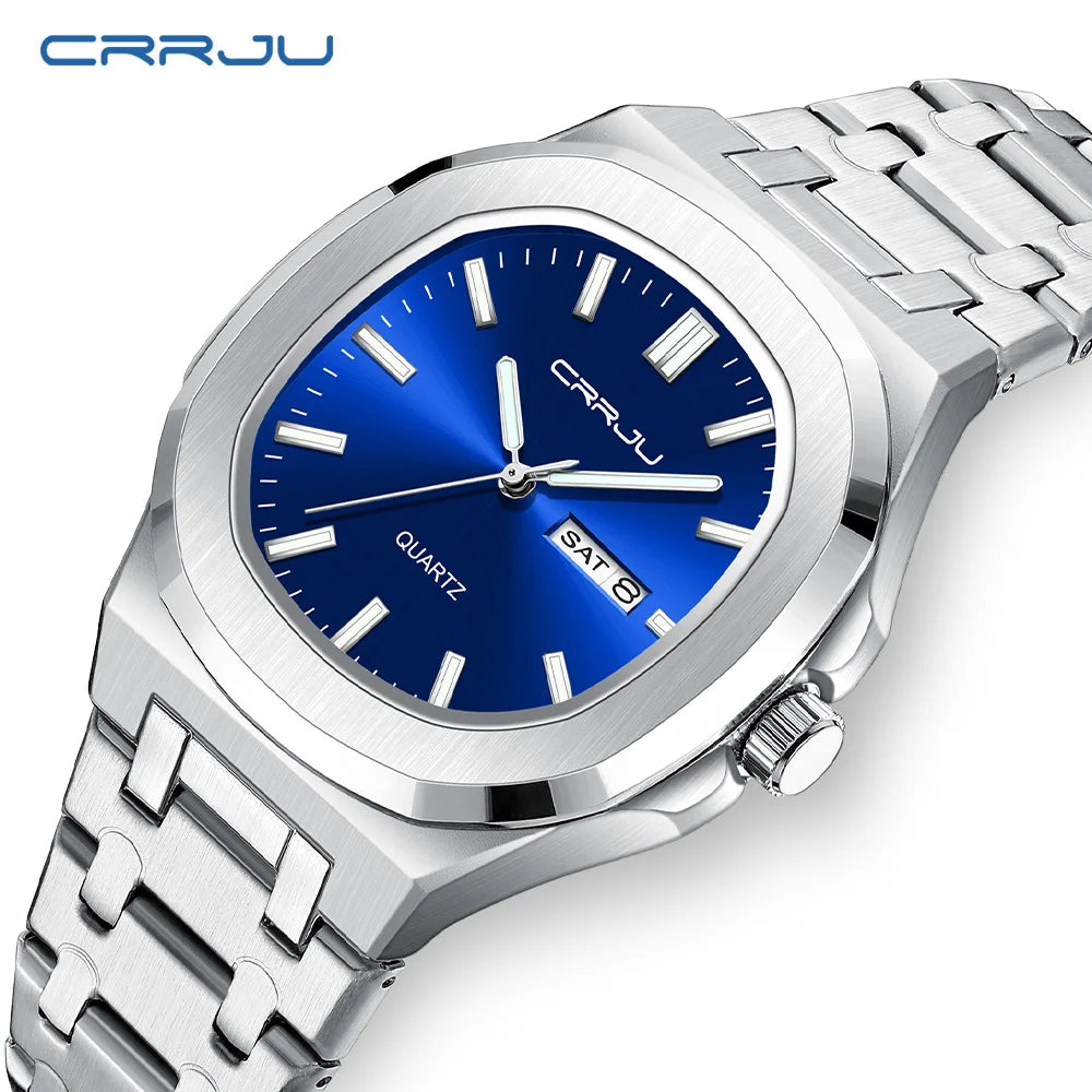 Orologio da uomo in acciaio inossidabile CRRJU