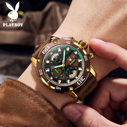 Orologi cronografici da uomo PLAYBOY, resistenti all&