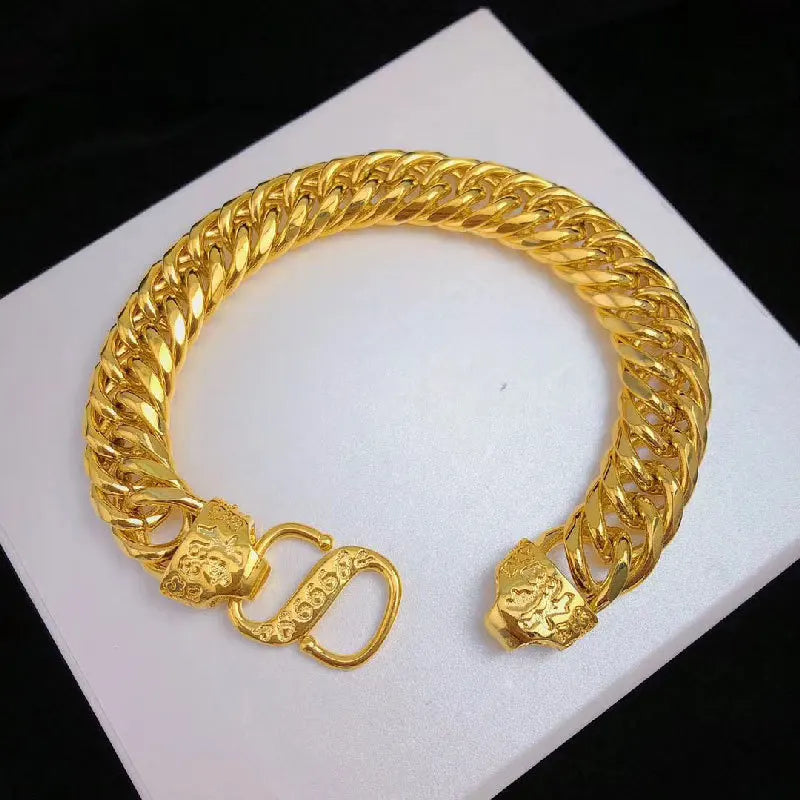 9999 24K real gold jewelry