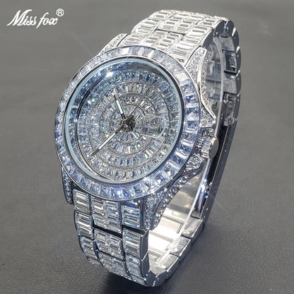 Reloj Iced Out para hombre MISSFOX