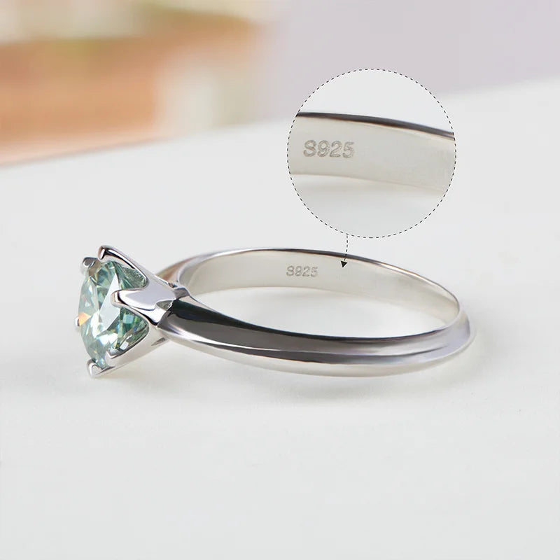 GRA Certified Moissanite Ring