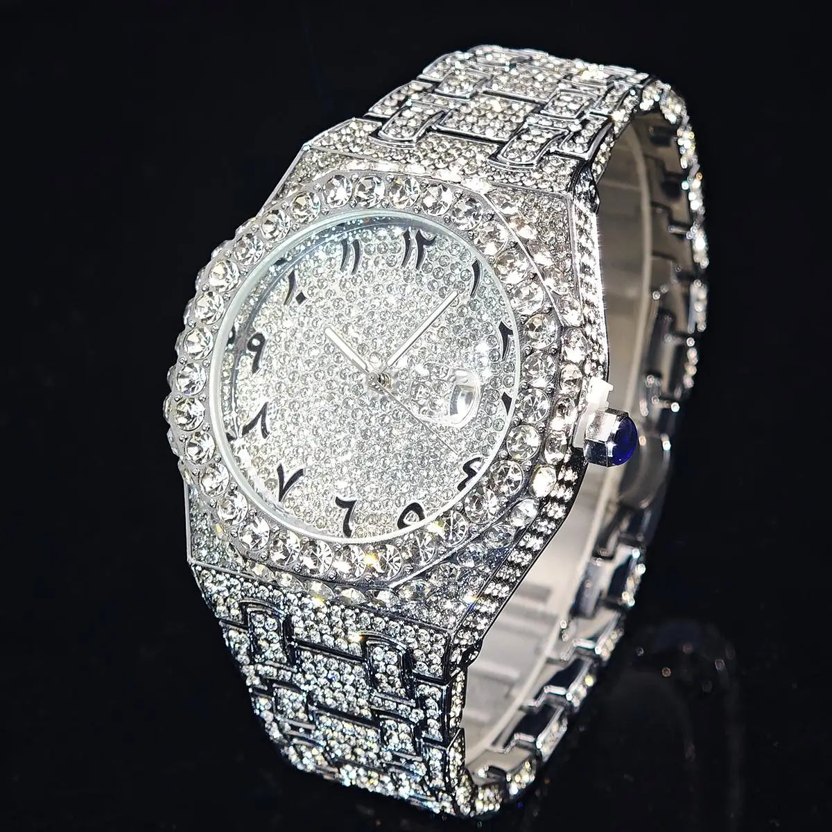 UNIGUET Herren-Hip-Hop-Uhr