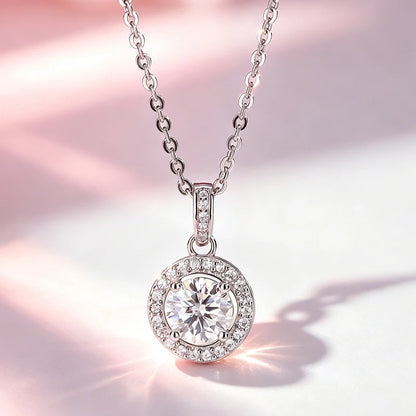 AITERNITY Moissanite Pendant Necklace