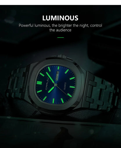 Orologio da uomo in acciaio inossidabile CRRJU