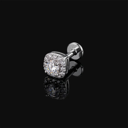 AIDE Certified Moissanite Earrings 925 Sterling Silver Piercing Woman Jewelry Water drops stars moon tassels flowers leaves Gift
