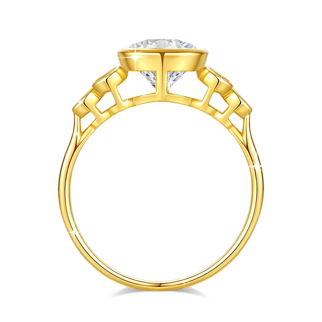 Au585 Round Cut 2.0CT