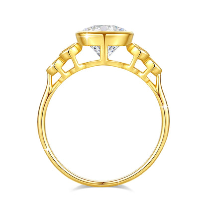 Au585 Round Cut 2.0CT