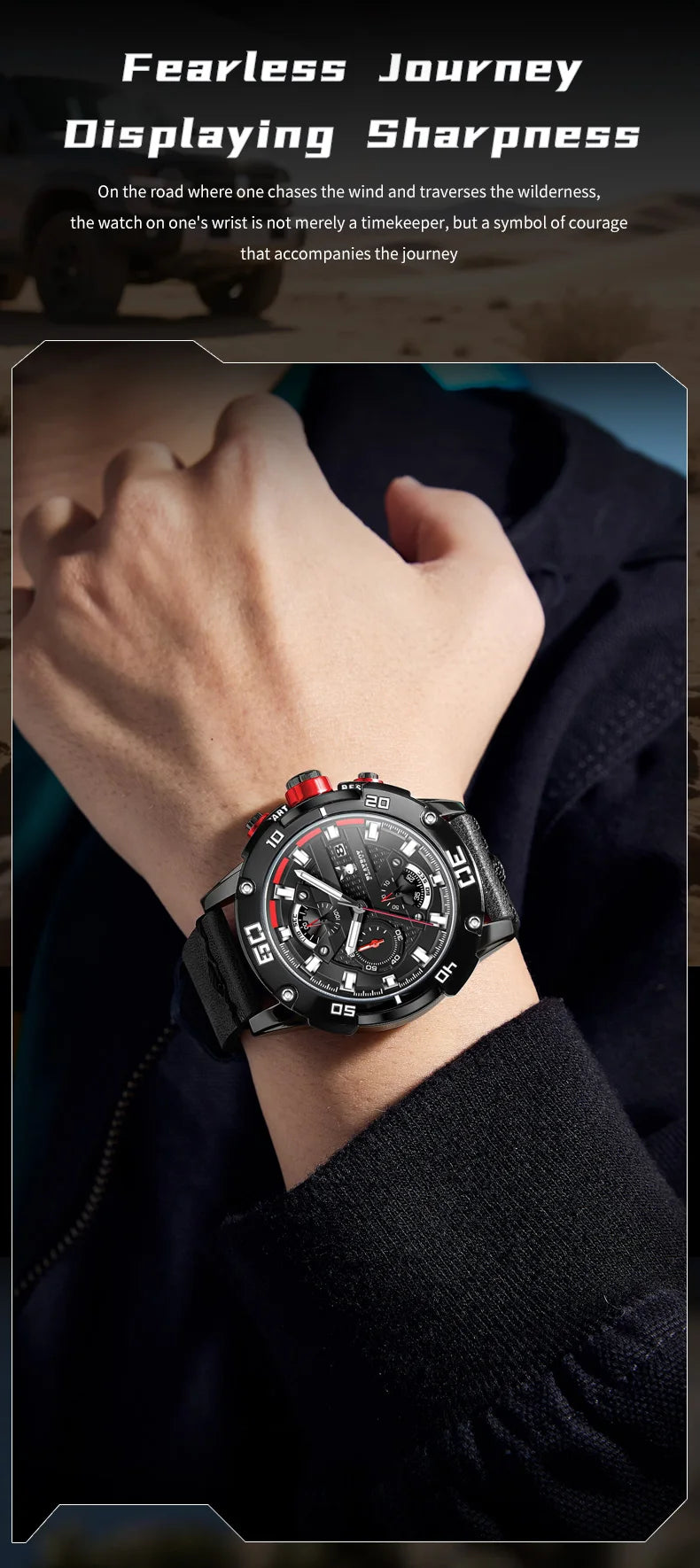 Orologi cronografici da uomo PLAYBOY, resistenti all&