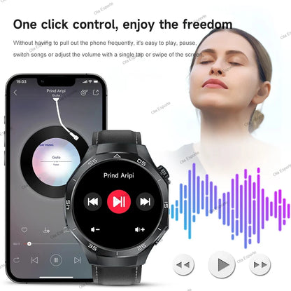 OLA ESPORTE Round Unisex Smart Watch for Android or iOS