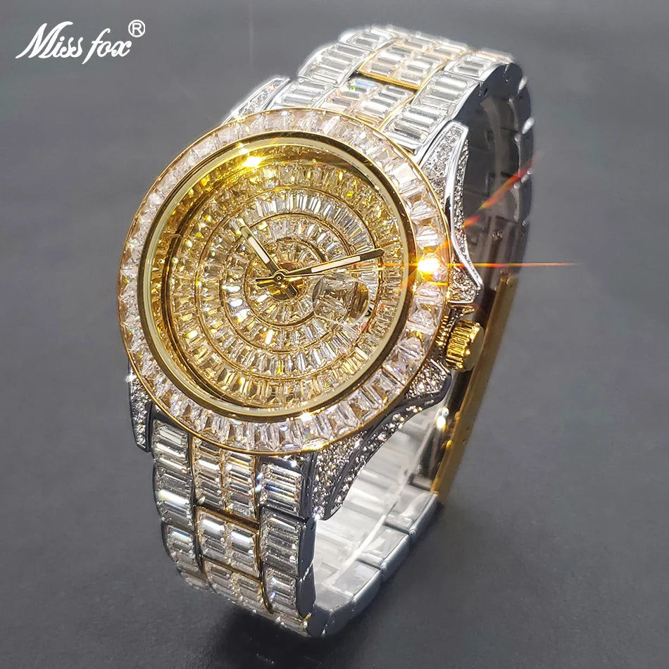 Reloj Iced Out para hombre MISSFOX