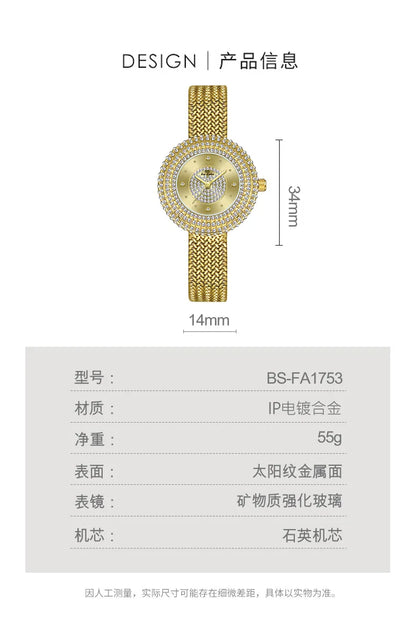 Luxury Relogios Feminino Watch