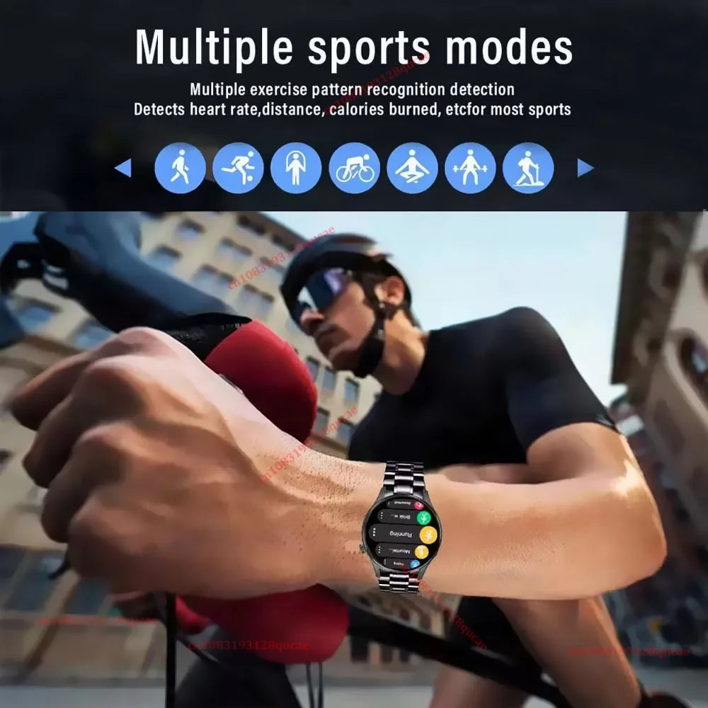 OLA ESPORTE Round Unisex Smart Watch for Android or iOS