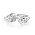 Smyoue 2cttw Certified Moissanite Rings for Women Brilliant Bride Wedding Jewelry 100% 925 Sterling Silver Band Plated 18K Gold