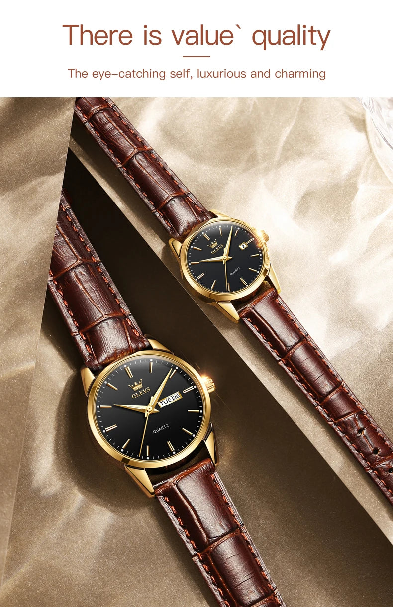 OLEVS Couples Watch
