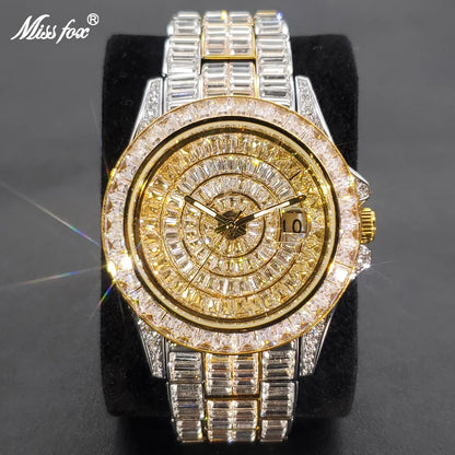Reloj Iced Out para hombre MISSFOX