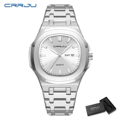 Orologio da uomo in acciaio inossidabile CRRJU