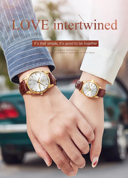 OLEVS Couples Watch