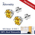 Real D Color GRA Moissanite Earring