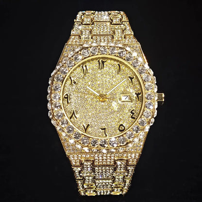 UNIGUET Herren-Hip-Hop-Uhr