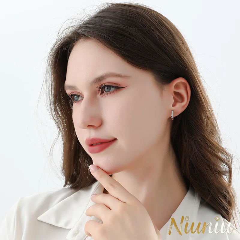S925 Silver Moissanite Mood Earrings Are Classic and Simple, Luxurious and High-end