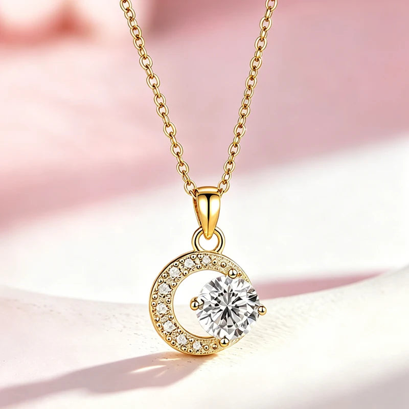 AITERNITY Moissanite Pendant Necklace