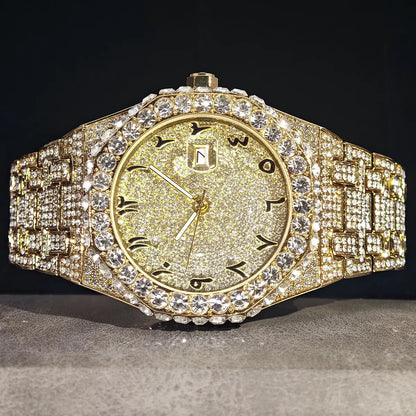 UNIGUET Herren-Hip-Hop-Uhr