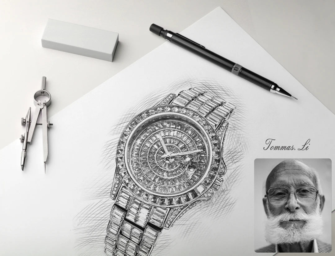 Reloj Iced Out para hombre MISSFOX