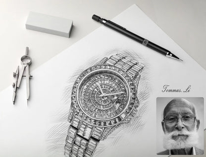 Reloj Iced Out para hombre MISSFOX