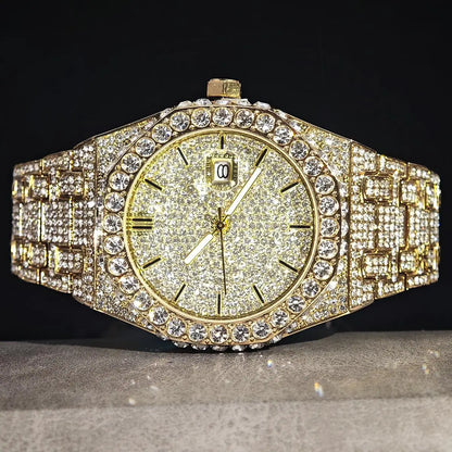UNIGUET Herren-Hip-Hop-Uhr