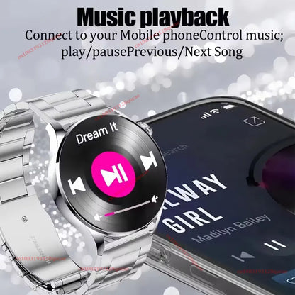 OLA ESPORTE Round Unisex Smart Watch for Android or iOS