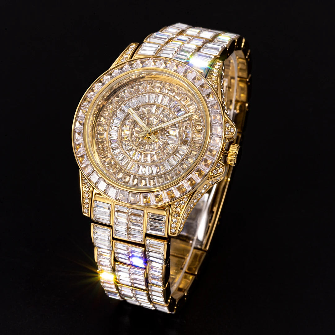 Reloj Iced Out para hombre MISSFOX