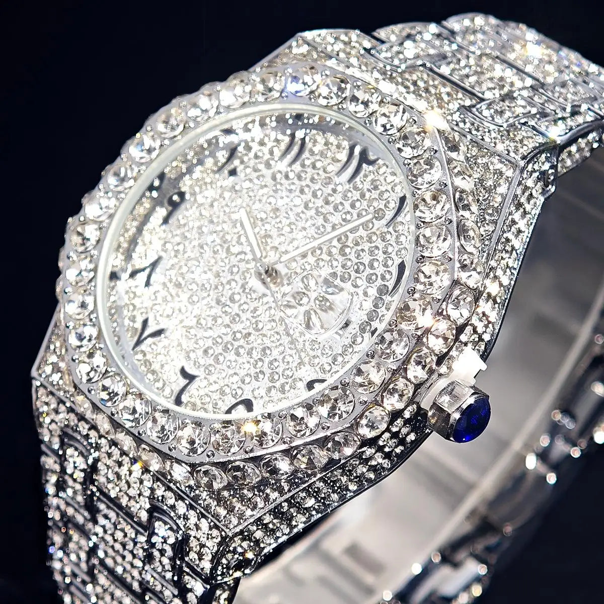 UNIGUET Herren-Hip-Hop-Uhr